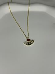 925 Ayar Gümüş Yelpaze Kolye