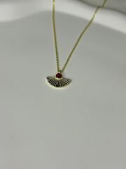 925 Ayar Gümüş Yelpaze Kolye