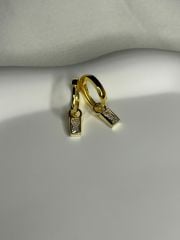 925 Ayar Gümüş Taşlı Trend Küpe